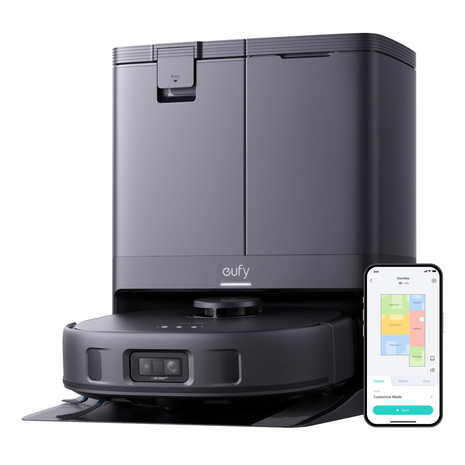 X10 Pro Omni Robot Vacuum & Mop, All-in-One Station, 8000Pa Suction, Dual Mops, AI Obstacle Avoidance, Auto Wash/Dry/Empty/Refill