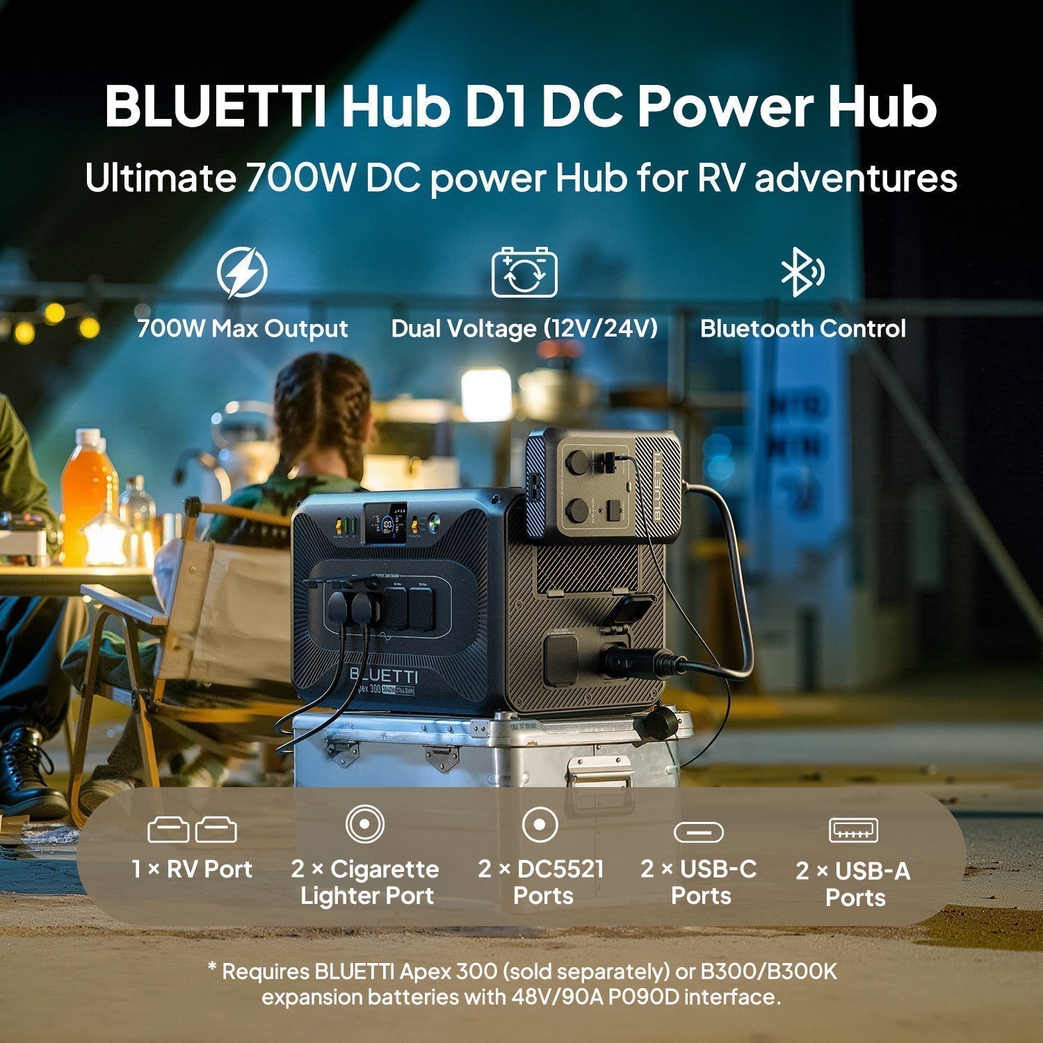 BLUETTI Apex 300 2764Wh 3840W Power Station off-grid Solar Generator for Home RV