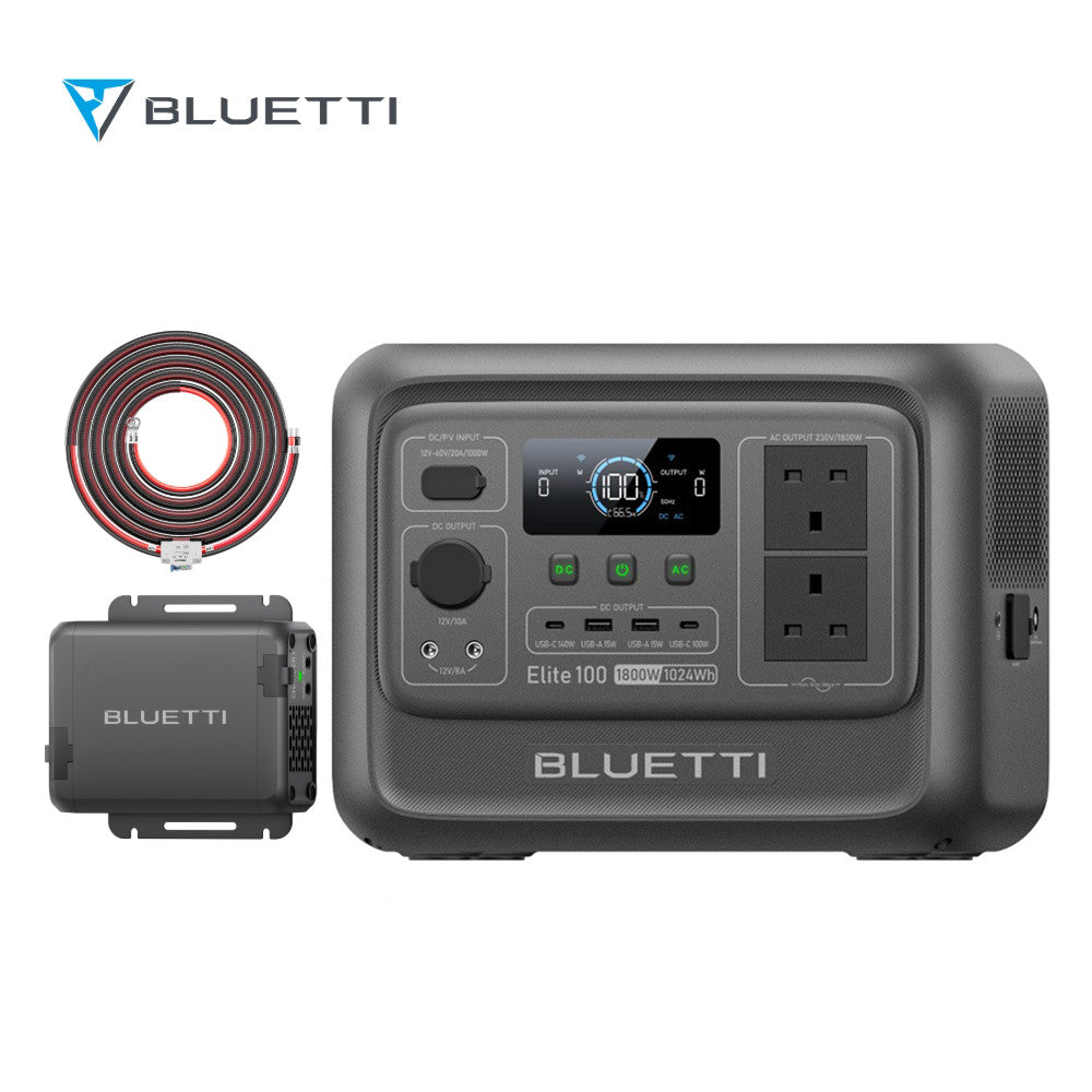 BLUETTI Elite 100 V2 1024Wh Portable Power Station RV with Optional Solar Panel