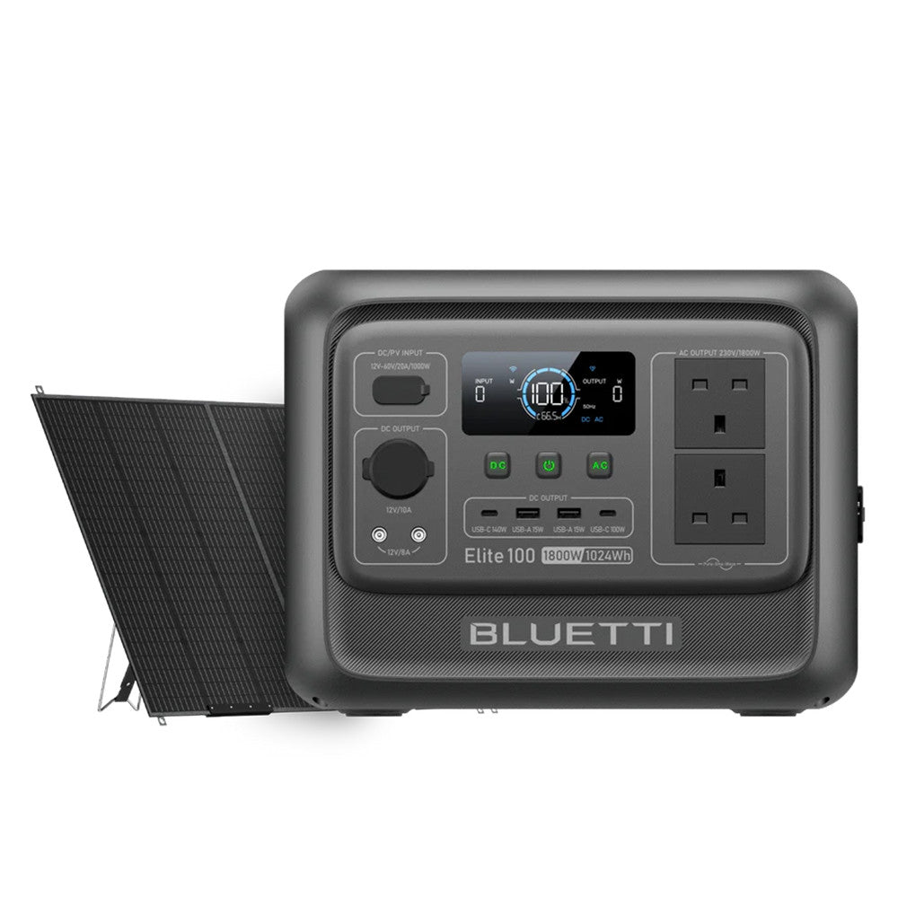 BLUETTI Elite 100 V2 1024Wh Portable Power Station RV with Optional Solar Panel