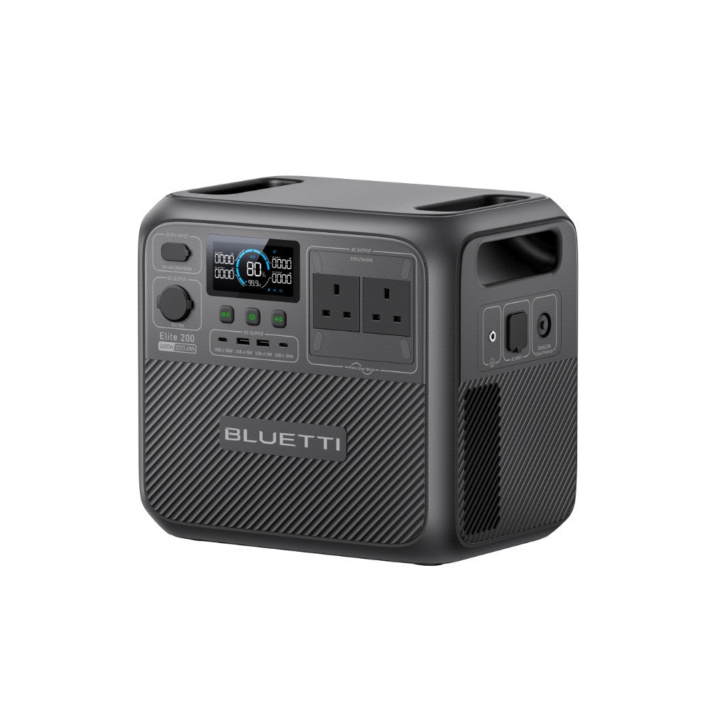 BLUETTI Elite 200 V2 2073.6Wh 2600W Portable Power Station Solar Generator RV