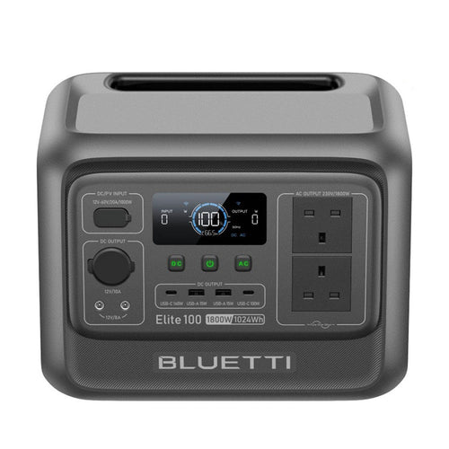 BLUETTI Elite 100 V2 1024Wh Portable Power Station RV with Optional Solar Panel