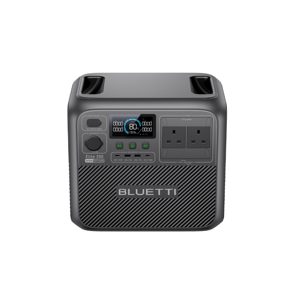 BLUETTI Elite 200 V2 2073.6Wh Portable Power Station 2600W Solar Generator RV