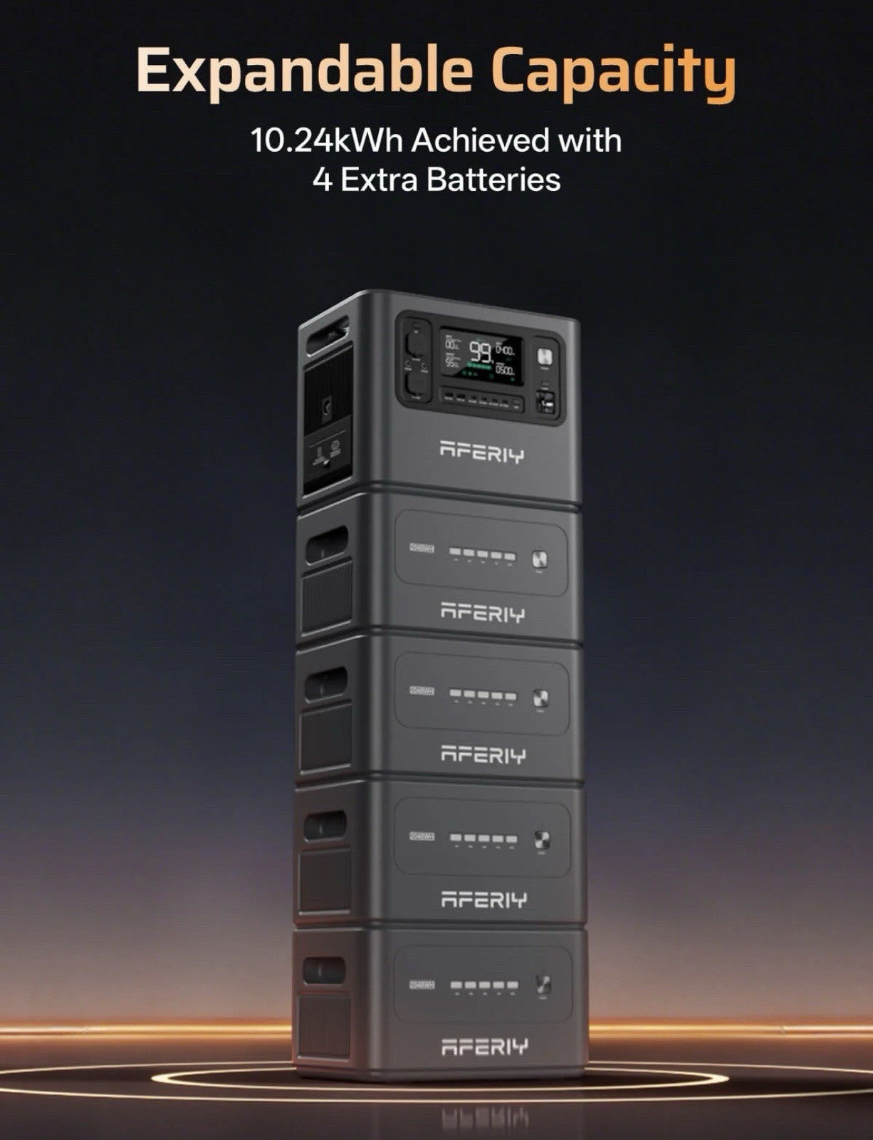AFERIY P280 Portable Power Station 2800W 2048Wh Expandable to 10240Wh LifePO4 UK