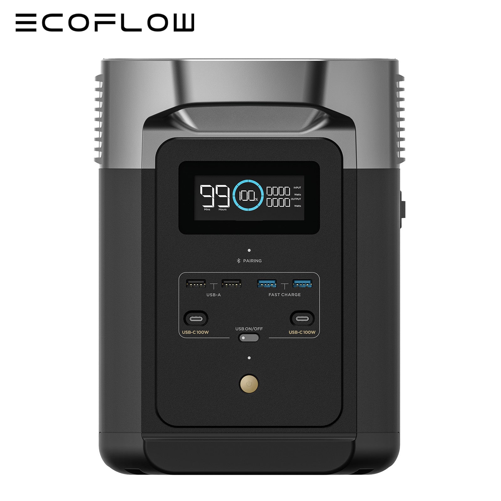 ECOFLOW DELTA 2 Portable Power Station 1024Wh LFP Solar Battery X-boost 2400W