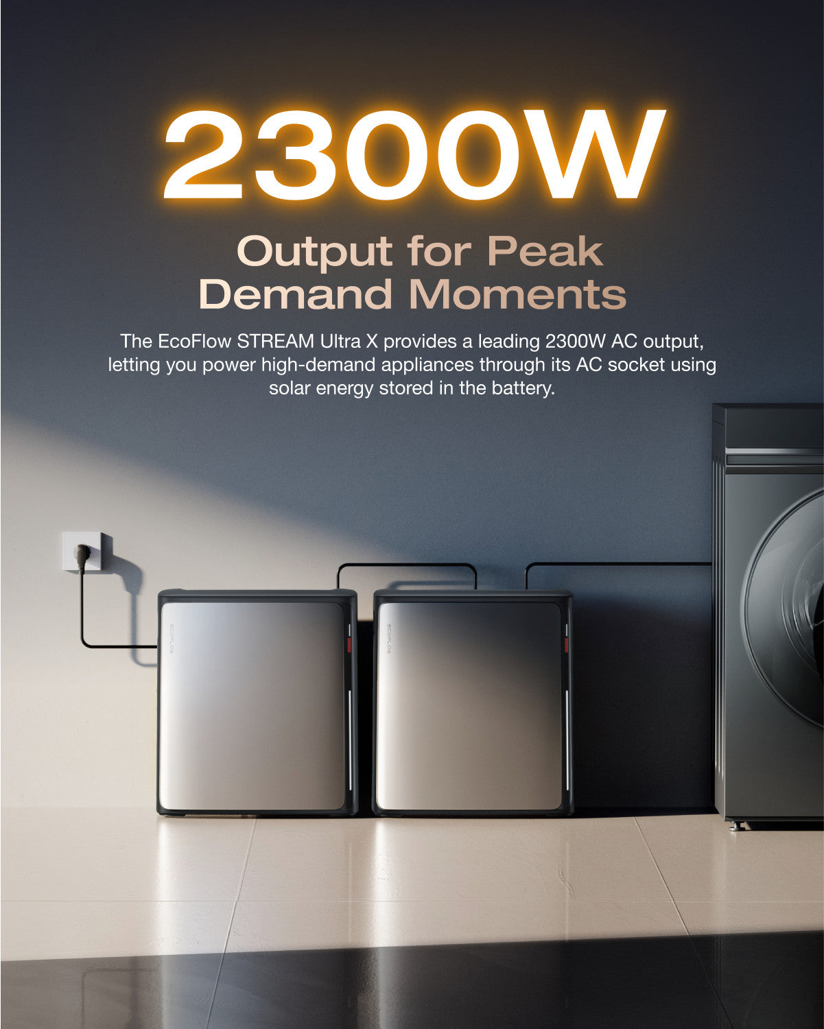 EcoFlow Refurbished STREAM Ultra X Balcony Power Plant 3840Wh LFP Solar Battery
