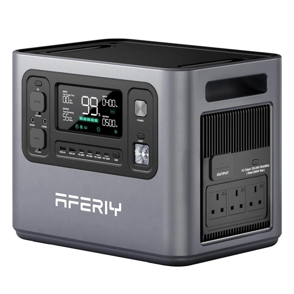 AFERIY P280 Portable Power Station 2800W 2048Wh Expandable to 10240Wh LifePO4 UK