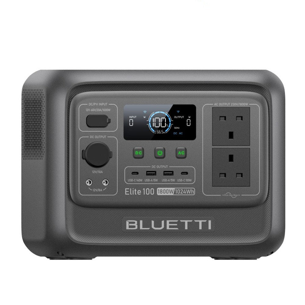 BLUETTI Elite 100 V2 1024Wh Portable Power Station RV with Optional Solar Panel