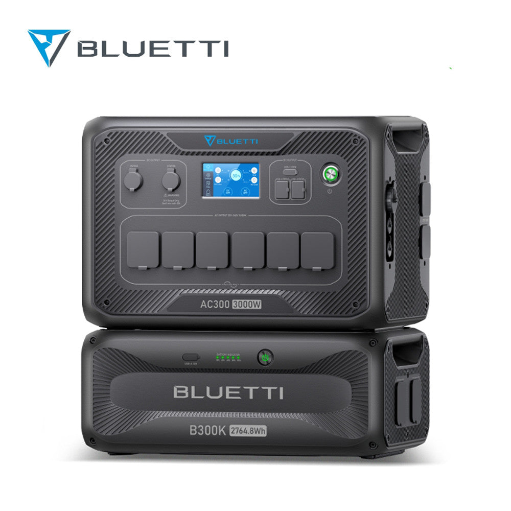 BLUETTI AC300 + B300K 2764.8Wh Power Station Home Battery Backup for Emergency