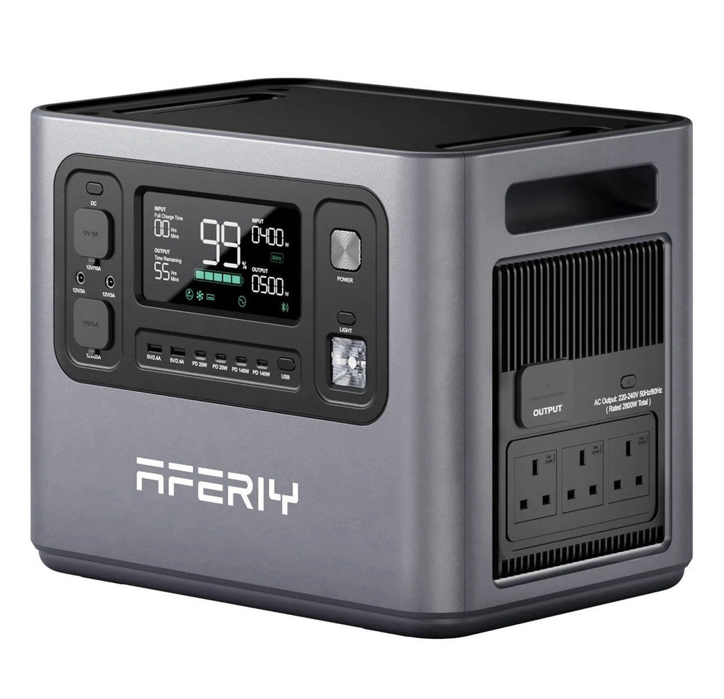 AFERIY P280 Portable Power Station 2800W 2048Wh Expandable to 10240Wh LifePO4 UK